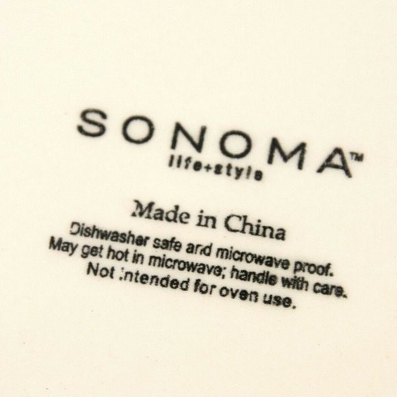 Sonoma Snowman Angel Stars Snack Dessert Plate - Picture 3 of 4